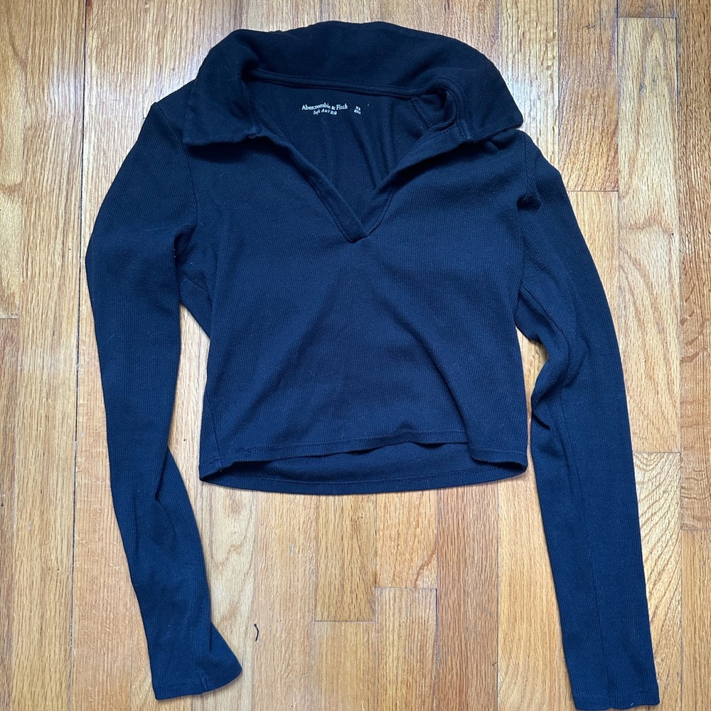 Black Long Sleeve Top
